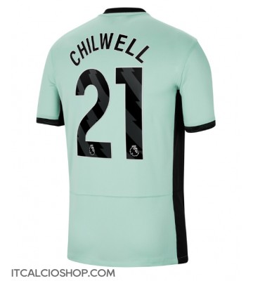 Chelsea Ben Chilwell #21 Terza Maglia 2023-24 Manica Corta